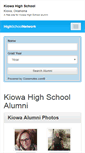 Mobile Screenshot of kiowahighschool.com