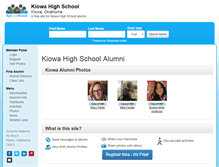 Tablet Screenshot of kiowahighschool.com